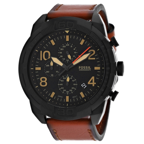 Image 1 of 1.. Fossil Men's Bronson Black Dial Watch - FS5714