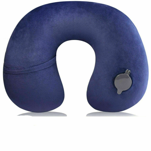 Image 1 of 1.. On Air Adjustable and Inflatable Neck Pillow, Airplane Pillow for Kids + Adults