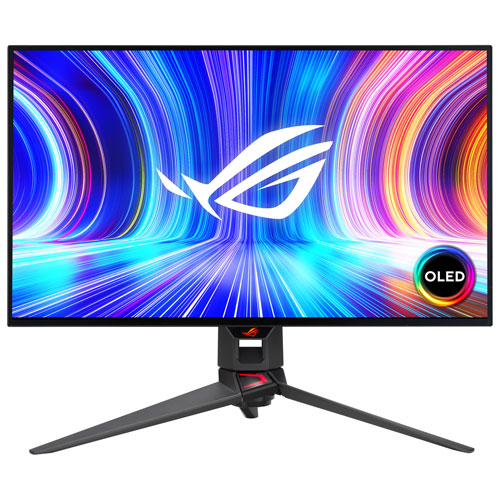 Image 1 of 7.. ASUS ROG Swift 26.5" QHD 240Hz 0.03ms GTG OLED G-Sync Gaming Monitor