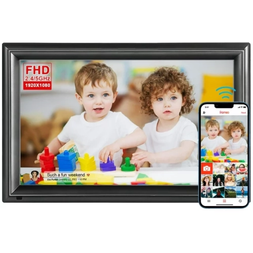 Image 1 of 4.. Frameo 15.6 inch Digital photo frame WiFi Digital Picture Frame IPS HD Touch Screen,32GB Storage