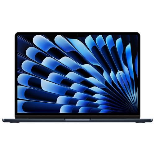 Image 1 of 7.. Open Box - Apple MacBook Air 13.6" w/ Touch ID - Midnight (Apple M2 / 16GB RAM / 256GB SSD) - English