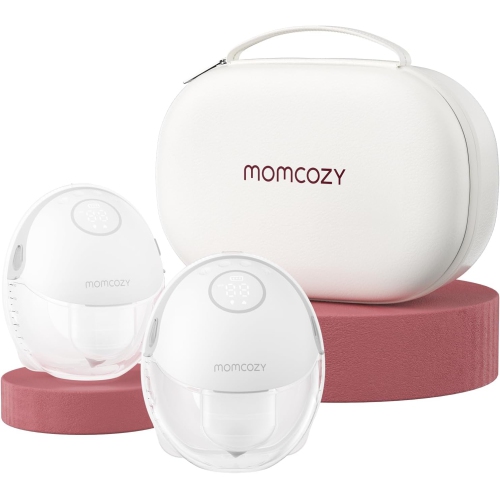 Image 1 of 8.. Momcozy Breast Pump Hands Free Mobile Style | M6, Wearable Breastfeeding Pump Ideal Rhythm for More Milk, DoubleFit Flange More Fit & Discreet with 3